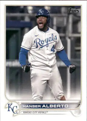 Hanser Alberto baseball card from 2022 Topps Kansas City Royals MLB collection