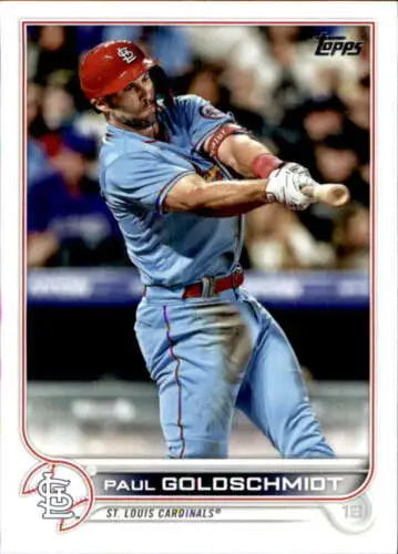 Paul Goldschmidt baseball card from 2022 Topps #535 with original gloss finish