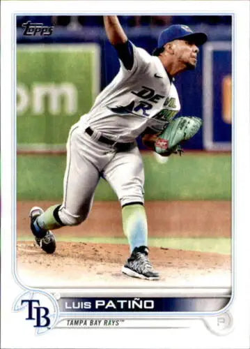 2022 Topps #539 Luis Patino NM-MT Rays baseball card with original gloss finish