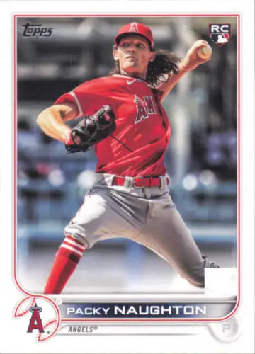 Packy Naughton Rookie Los Angeles Angels MLB Baseball Card 2022 Topps #540 NM-MT