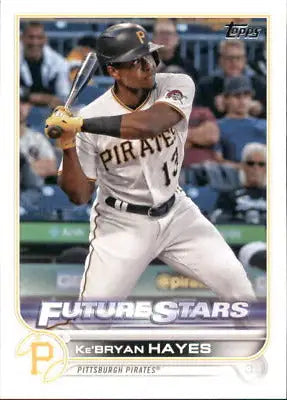 Baseball card of Ke’Bryan Hayes, Future Stars for Pittsburgh Pirates, 2022 Topps #56