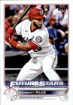 Keibert Ruiz Future Stars 2022 Topps #568 Washington Nationals MLB Card NM-MT