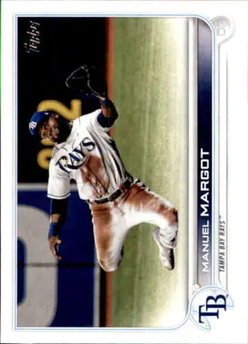 2022 Topps #612 Manuel Margot NM-MT baseball card with original gloss finish