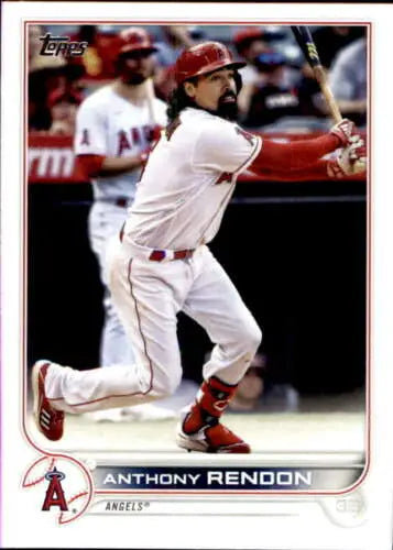 2022 Topps #620 Anthony Rendon baseball card with original gloss, NM-MT condition