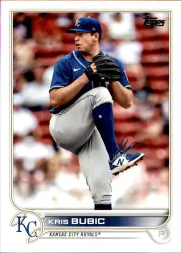 Kris Bubic baseball card 2022 Topps #626 original gloss Royals Simply Sandoval ID:44342