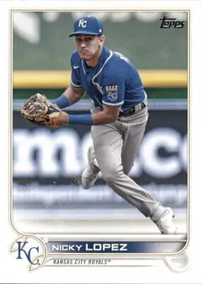 2022 Topps #76 Nicky Lopez Kansas City Royals Baseball Card NM-MT for collectors