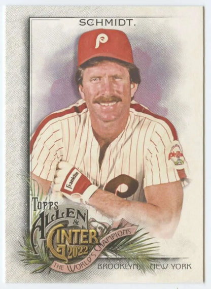 2022 Topps Allen and Ginter #41 Mike Schmidt baseball card of Philadelphia Phillies player