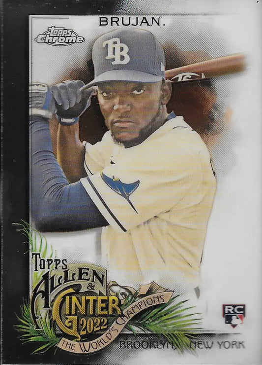 2022 Topps Allen & Ginter Chrome Vidal Brujan Rookie Card for Tampa Bay Rays