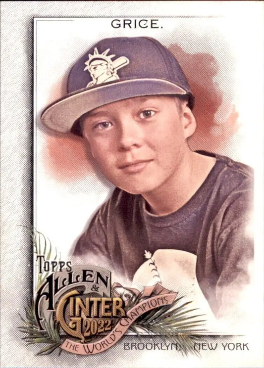 Vintage Baseball Card from 2022 Topps Allen & Ginter Blake Grice Hobby Wunderkind MLB