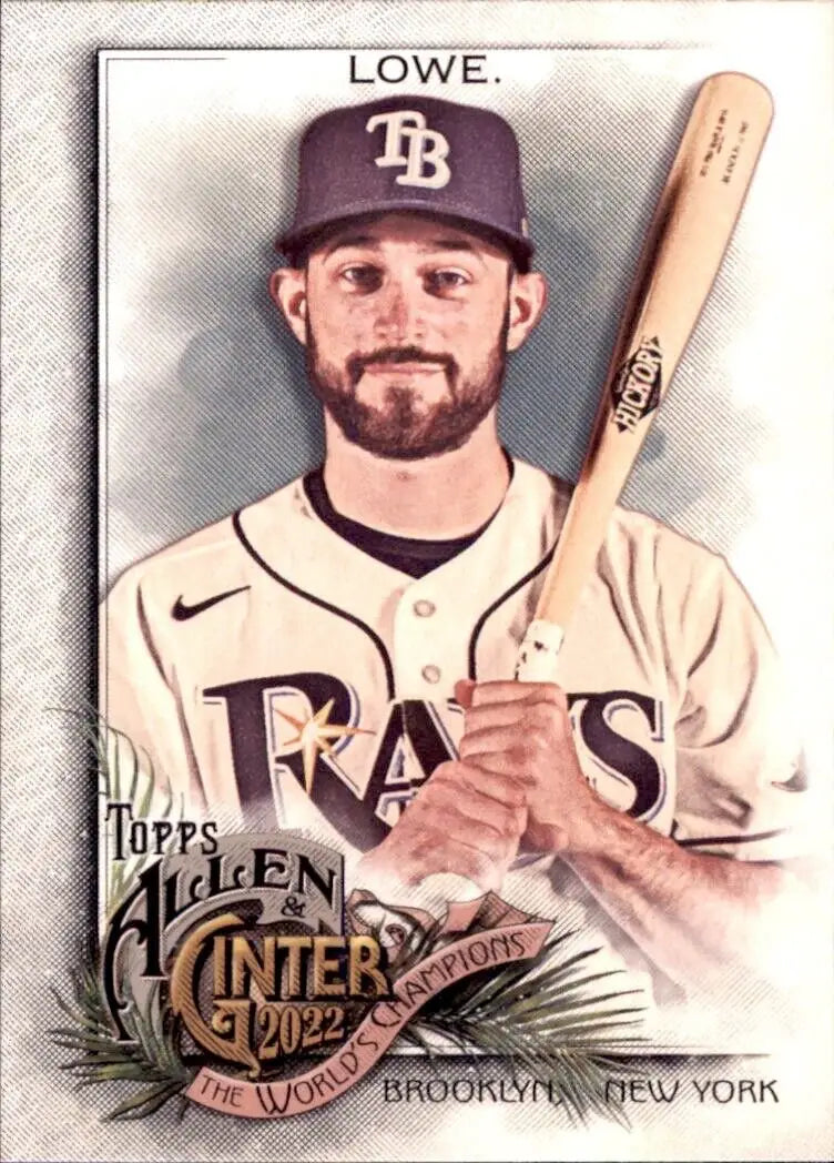 Brandon Lowe Baseball card from 2022 Topps Allen & Ginter Tampa Bay Rays MLB #134