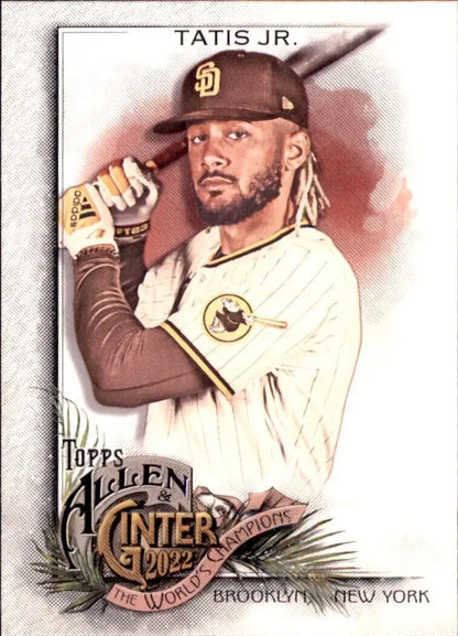 Fernando Tatis Jr. baseball card from 2022 Topps Allen & Ginter, Padres MLB Baseball