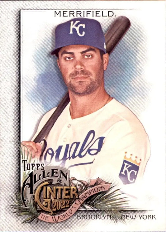 Whit Merrifield Kansas City Royals baseball card from 2022 Topps Allen & Ginter