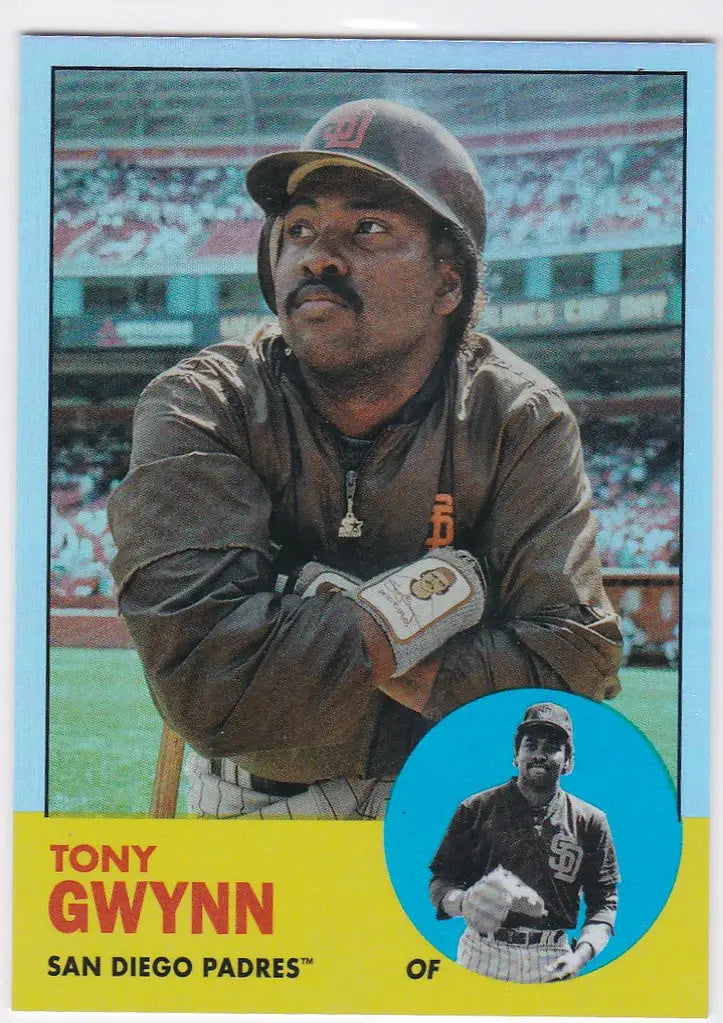 Tony Gwynn Silver Foil Variation baseball card from 2022 Topps Archives San Diego Padres