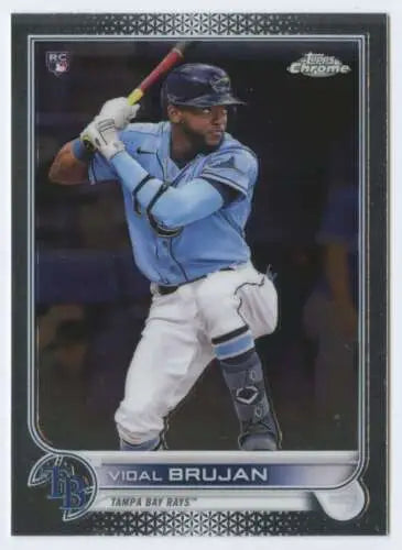 2022 Topps Chrome #134 Vidal Brujan NM-MT RC Rookie Baseball Trading Card Original Gloss