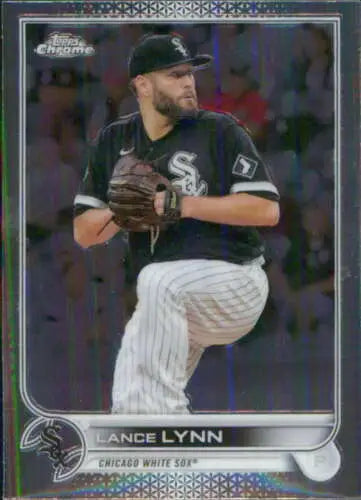 Lance Lynn 2022 Topps Chrome #60 baseball card in NM-MT condition with original gloss