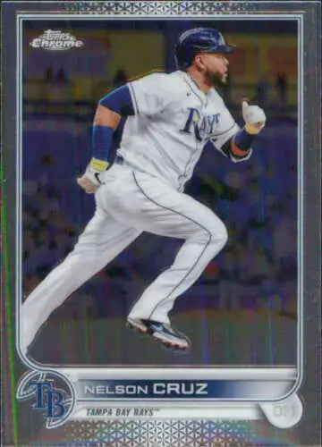 Nelson Cruz baseball card from 2022 Topps Chrome featuring original gloss finish