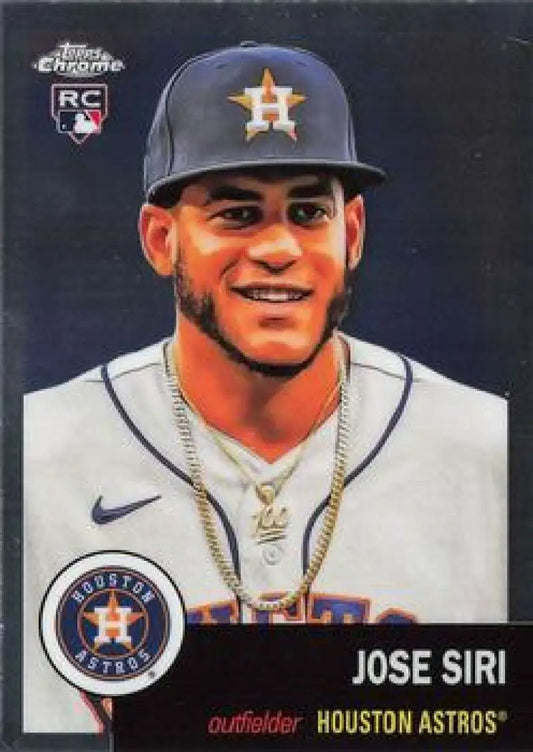 Jose Siri 2022 Topps Chrome Platinum Anniversary Rookie Houston Astros Baseball Card