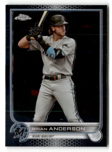 2022 Topps Chrome Sonic Edition #138 Brian Anderson baseball card with original gloss