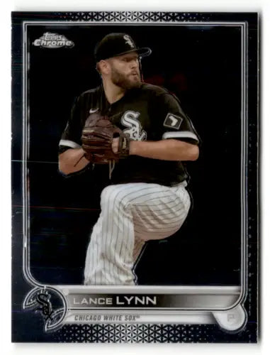 Lance Lynn baseball card from 2022 Topps Chrome Sonic Edition featuring original gloss