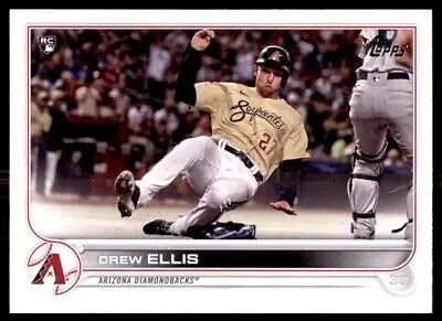 Drew Ellis baseball card from 2022 Topps Arizona Diamondbacks Rookie #298