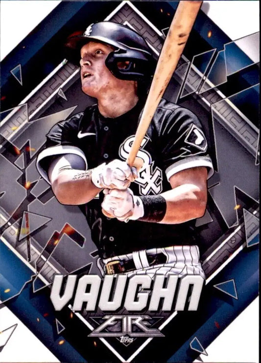 Andrew Vaughn baseball card from 2022 Topps Fire Chicago White Sox #62