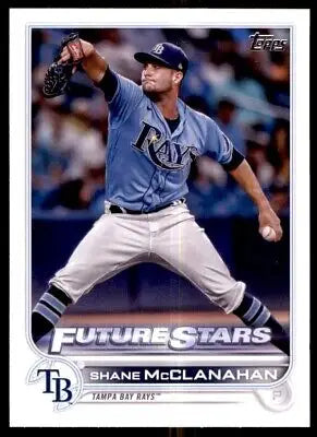 Baseball card of Shane McClanahan from Topps Future Stars Tampa Bay Rays #244