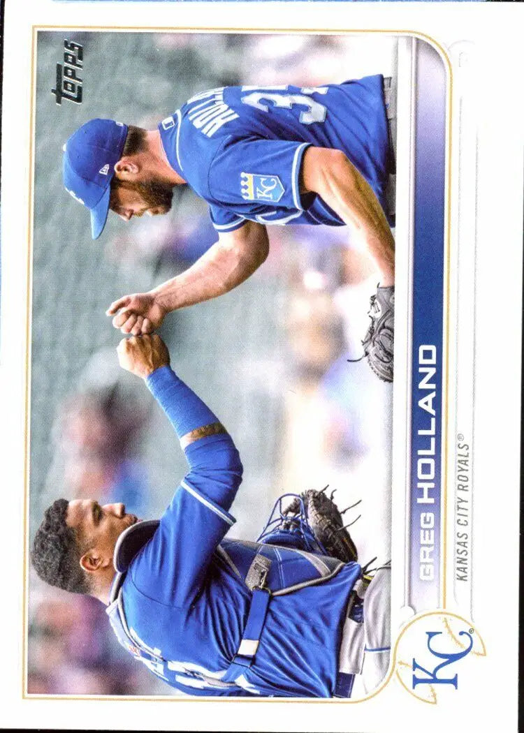 Topps Greg Holland Baseball Card from Kansas City Royals MLB #52 Base collection