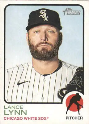 2022 Topps Heritage #137 Lance Lynn Chicago White Sox MLB Baseball Card NM-MT