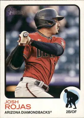 Josh Rojas Arizona Diamondbacks 2022 Topps Heritage #37 Baseball Card NM-MT