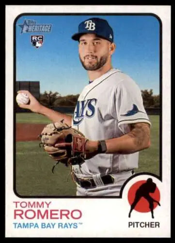 Tommy Romero baseball card from 2022 Topps Heritage High Number with original gloss