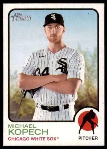 Michael Kopech 2022 Topps Heritage High Number baseball card with original gloss