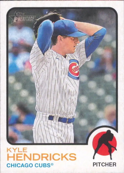 Topps Heritage Kyle Hendricks Chicago Cubs MLB Baseball Card #235 for collectors