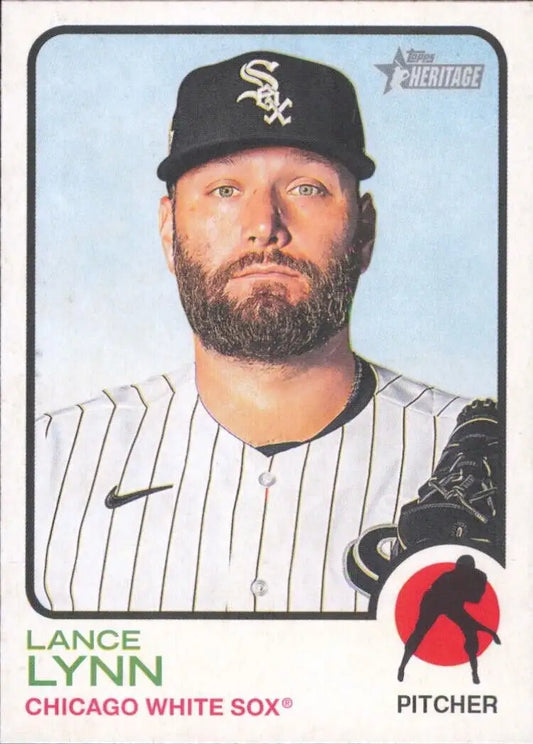 Lance Lynn Chicago White Sox Topps Heritage Baseball Card #137 for collectors