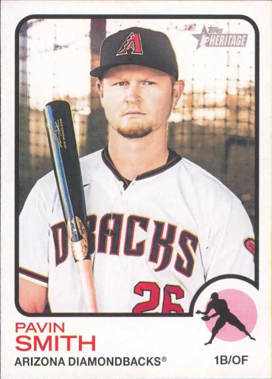 2022 Topps Heritage Pavin Smith Arizona Diamondbacks MLB Baseball Card #346