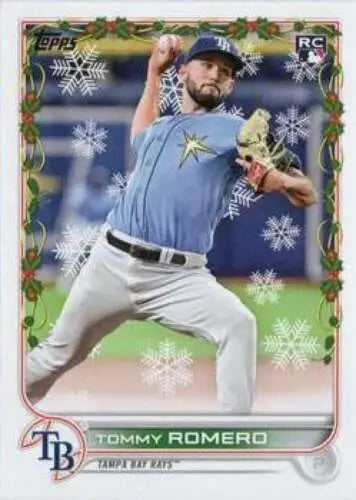 2022 Topps Holiday HW75 Tommy Romero Baseball Card with original gloss, NM-MT RC