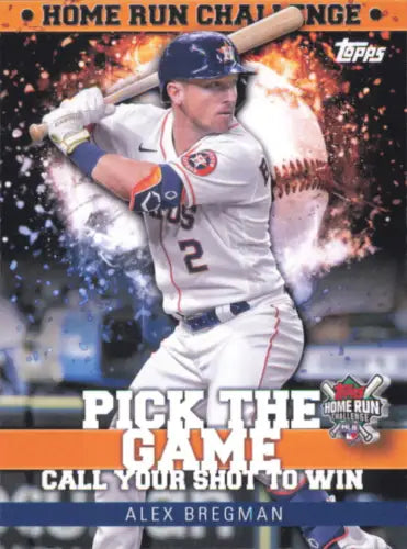 2022 Topps Home Run Challenge card featuring Alex Bregman of the Houston Astros