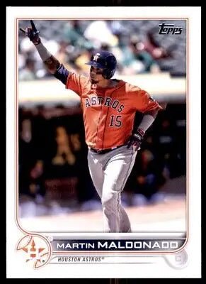 Martin Maldonado baseball card 2022 Topps Houston Astros #224 text-align center