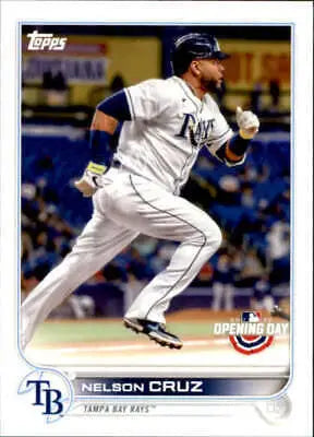 2022 Topps Opening Day #110 Nelson Cruz NM-MT Rays original gloss baseball card