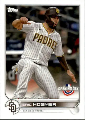 2022 Topps Opening Day Eric Hosmer baseball card featuring original gloss for collectors