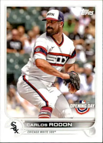 2022 Topps Opening Day #120 Carlos Rodon baseball card NM-MT with original gloss details