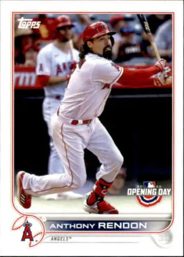 2022 Topps Opening Day #185 Anthony Rendon NM-MT Angels original gloss baseball card