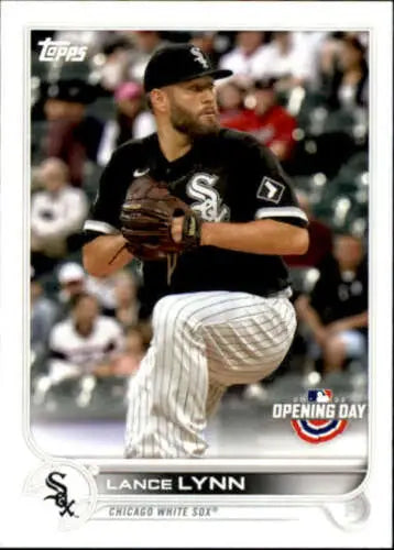 Lance Lynn baseball card from 2022 Topps Opening Day featuring original gloss finish