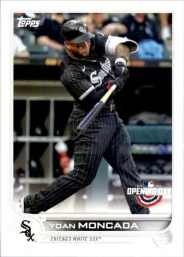 Baseball card 2022 Topps Opening Day Yoan Moncada NM-MT White Sox original gloss