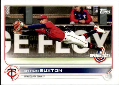 Byron Buxton baseball card 2022 Topps Opening Day NM-MT original gloss collectible