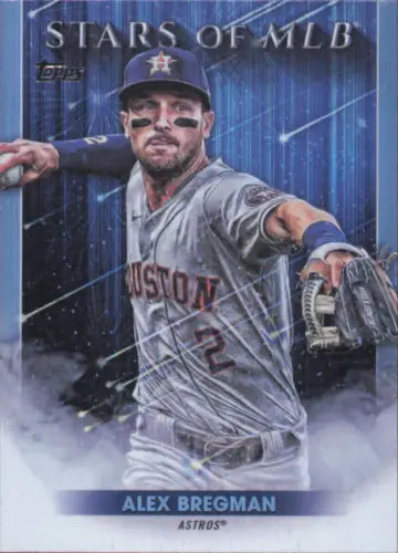 Alex Bregman Houston Astros baseball card from 2022 Topps Stars of MLB SMLB8 series