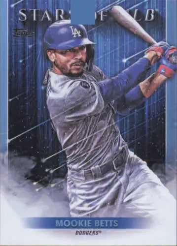 Mookie Betts 2022 Topps Stars baseball card from Los Angeles Dodgers NM-MT