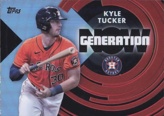 Kyle Tucker baseball card from 2022 Topps Update Series Generation Now Houston Astros