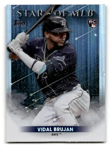 Vidal Brujan baseball card from 2022 Topps Update Stars with original gloss finish