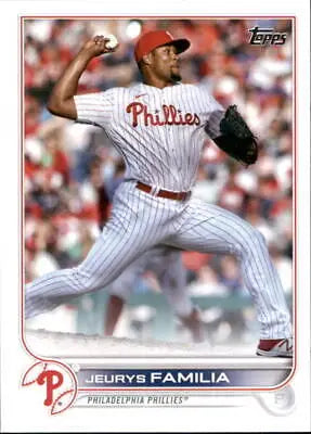 2022 Topps Update Jeurys Familia Philadelphia Phillies MLB Baseball card for collectors