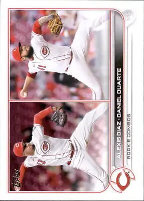 2022 Topps Update Daniel Duarte Alexis Diaz Rookie Card Cincinnati Reds NM-MT